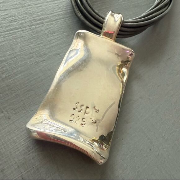 Simon Sebbag 925 Sterling Silver Pendant Necklace - Picture 5 of 6